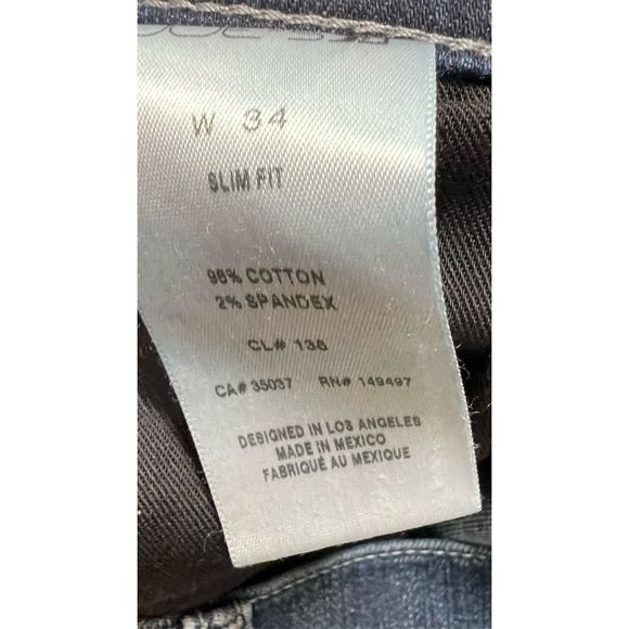 Joe's Jeans Men's Slim Fit Denim - Dark Wash Size 34x32 - Picture 6 of 6